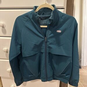 Figs Caribbean Blue Scrub Jacket